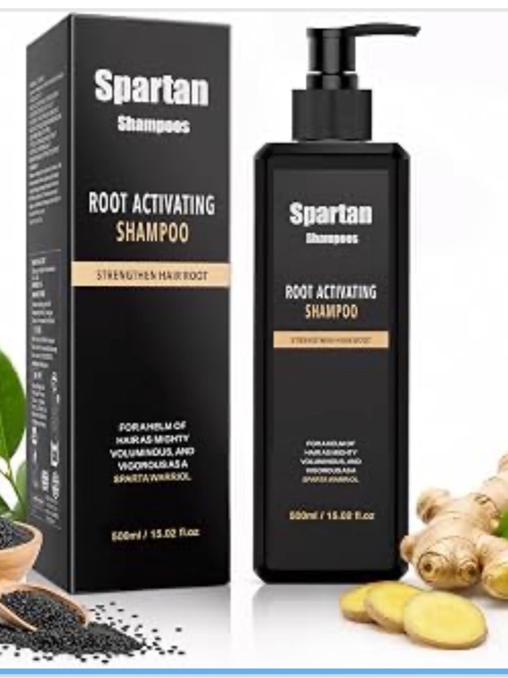 Root Activating Shampoo for Men — Black